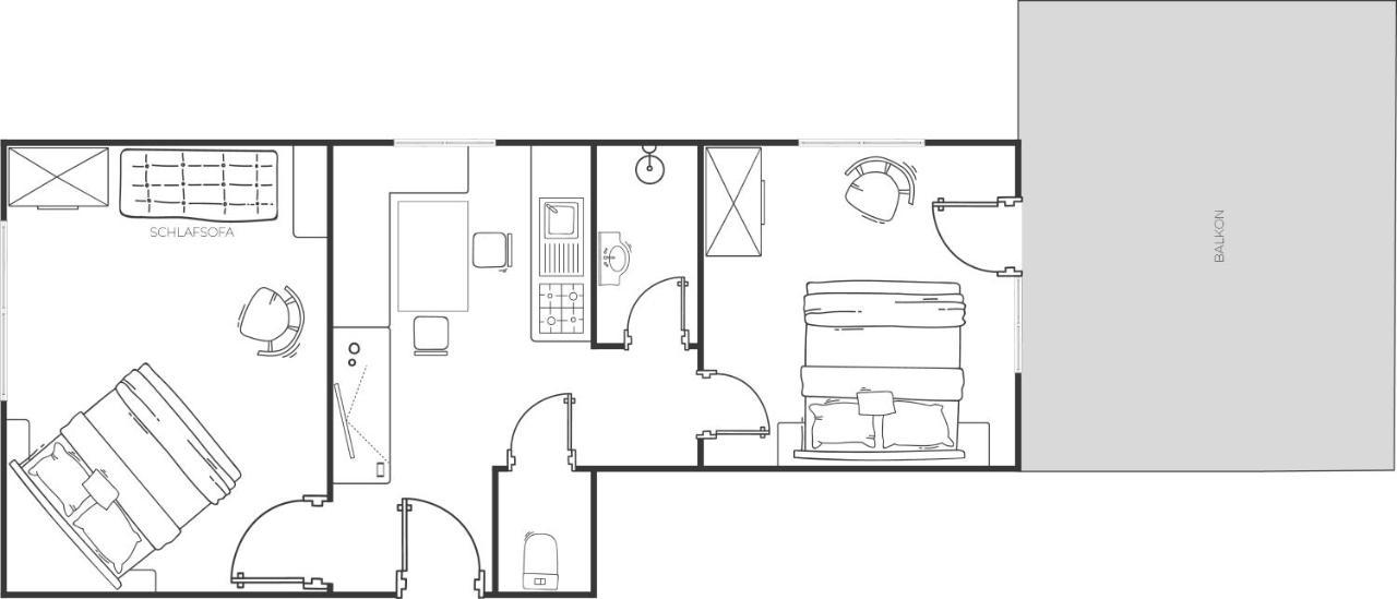 Appartement Rosengarten Längenfeld Zimmer foto