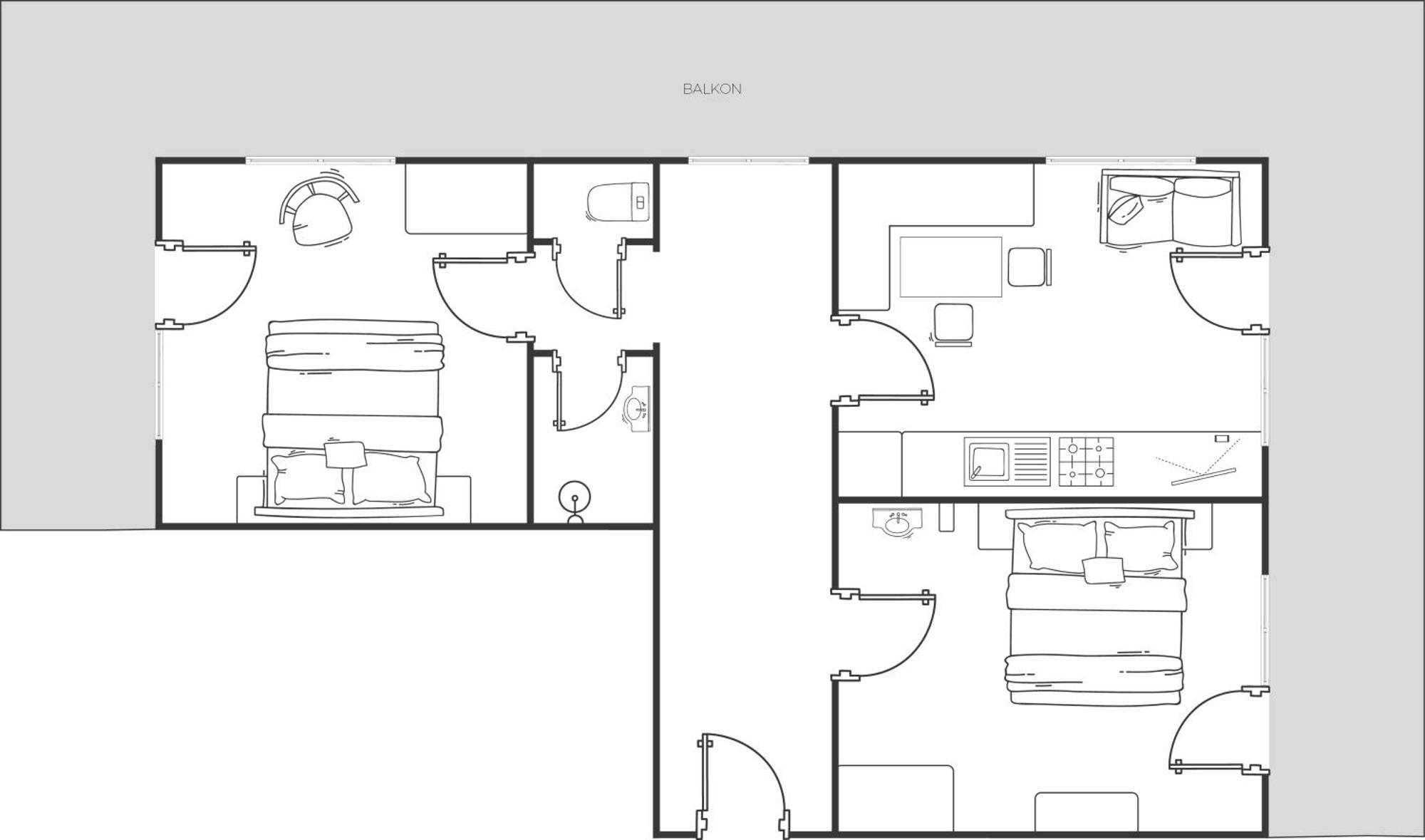 Appartement Rosengarten Längenfeld Zimmer foto